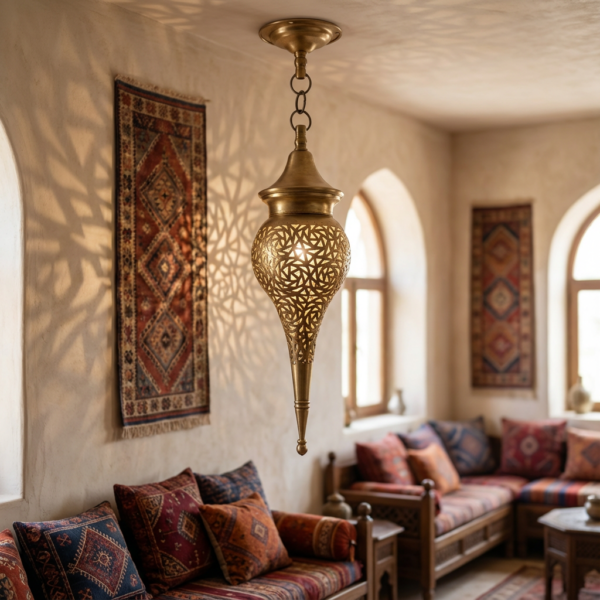 Arabic Brass ceiling lamp