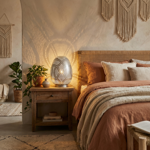 Moroccan Handmade Brass Table Lamp