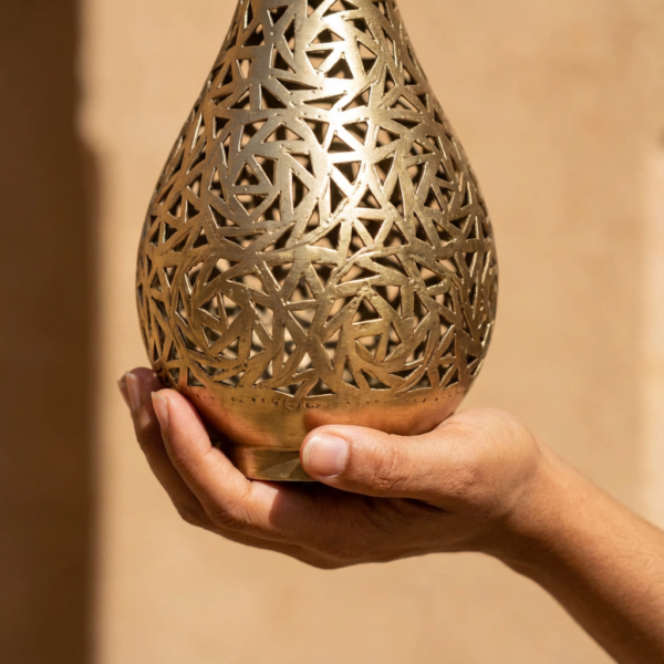 Brass floor lamp Moroccan handmade