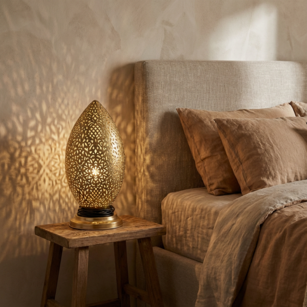 Brass Moroccan table /floor lamp