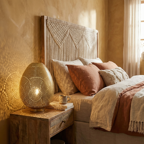 Brass Moroccan Table Lamps