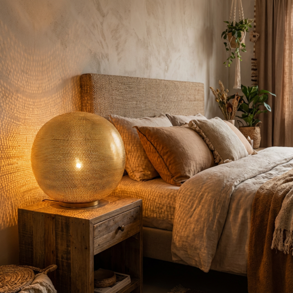 Moroccan Handmade Table And Floor Lamp