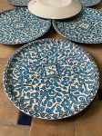 A1 - Handmade and hand-painted Moroccan ceramic plate