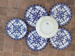 A2 | Set of 6 Moroccan ceramic plates from Fes