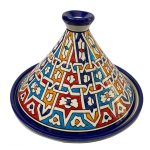 A7 | Handmade and hand-painted Fes ceramic tagine