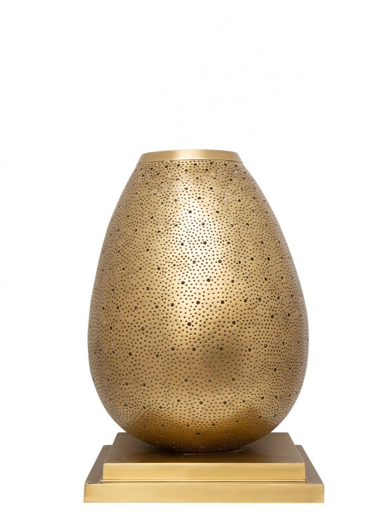 Brass Moroccan Table Lamps