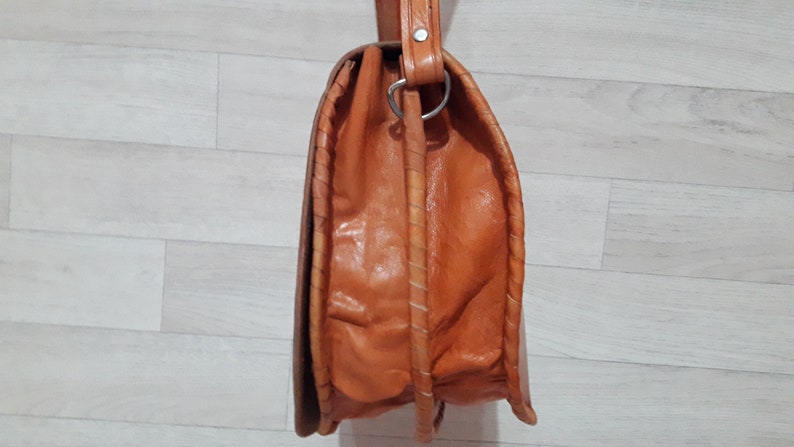 Women's Moroccan leather shoulder bag