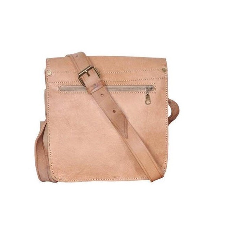 Brown Moroccan Shoulder bag in genuine leather