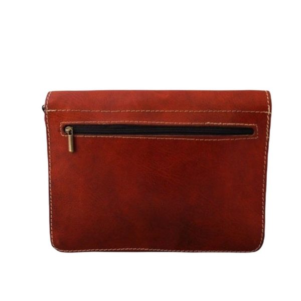 Moroccan leather laptop bag 17-inch