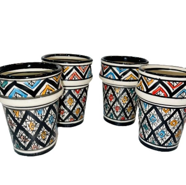 Set Of 4 Moroccan Cups