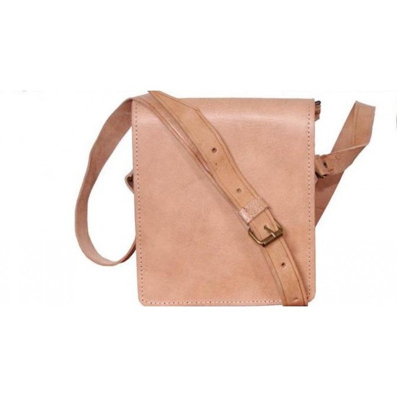 Brown Moroccan Shoulder bag in genuine leather