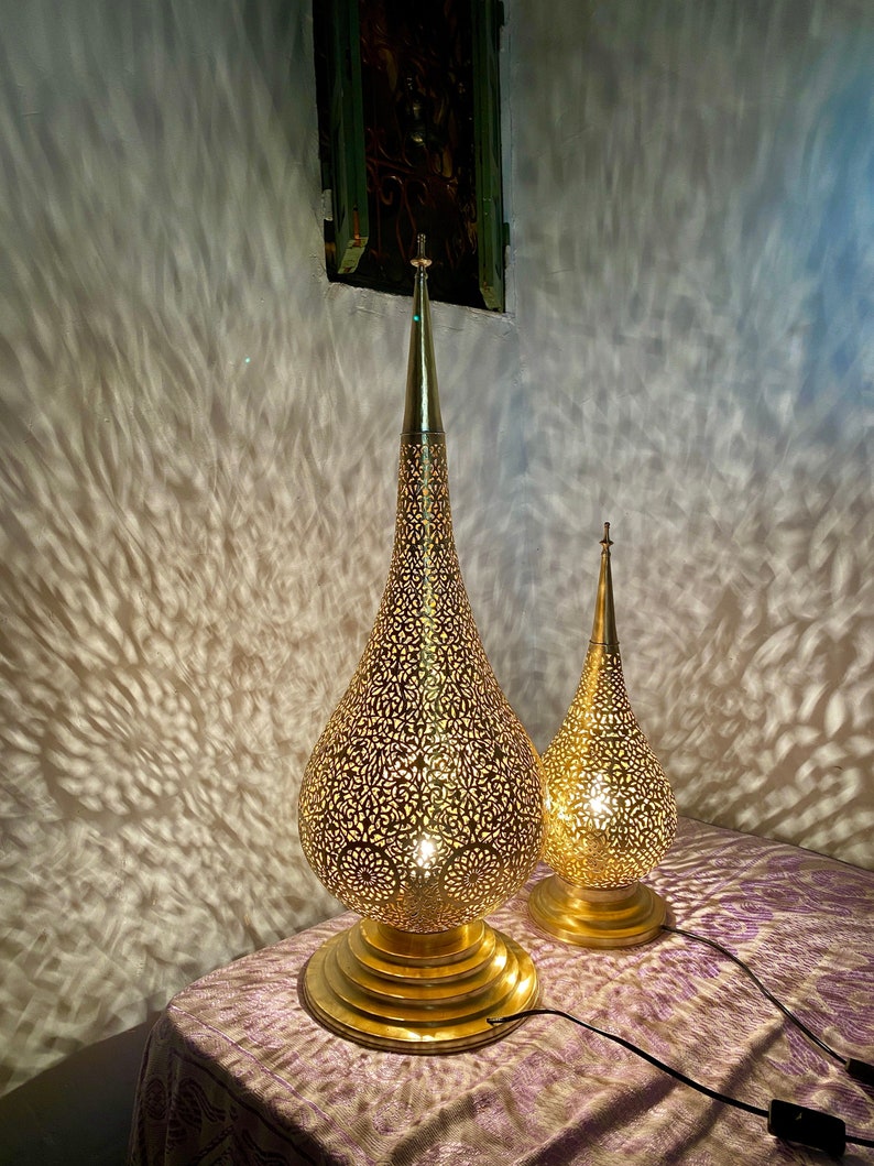 Brass Moroccan Handmade Table Lamp