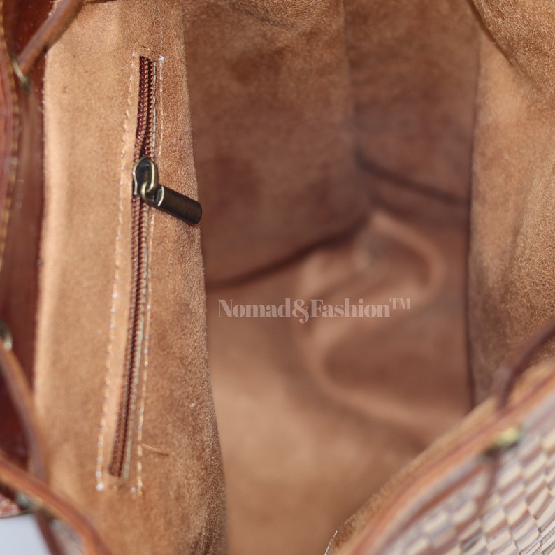 Handmade Backpack Moroccan leather