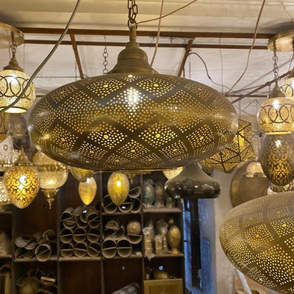 Metal Pendant Chandelier Ceiling Light Shade Holder Large Marrakech Lamp Fitting 