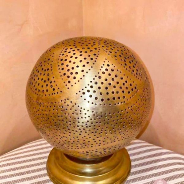 Moroccan handmade brass Table Lamp