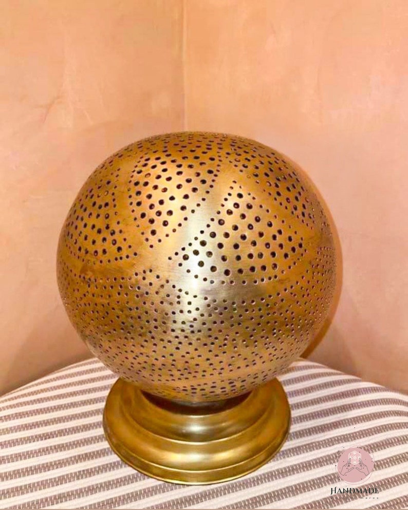 Moroccan handmade brass Table Lamp