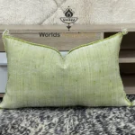 Yellow Moroccan pillows silk 35x53 - Image 8