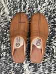 Moroccan leather babouche slippers